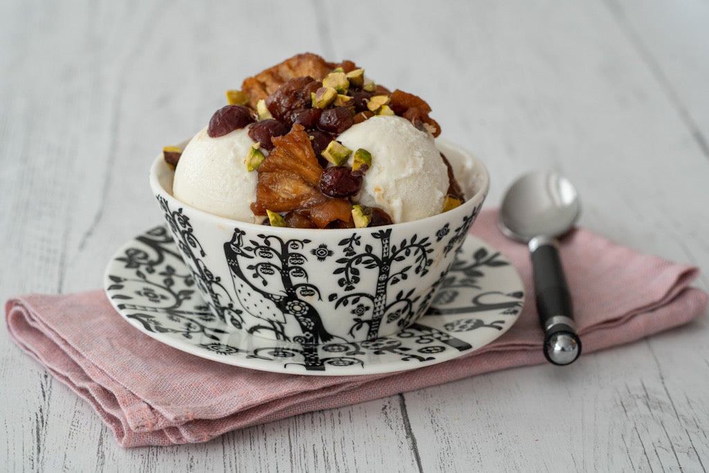 Tea-Infused Slow Cooker Fruit Compote