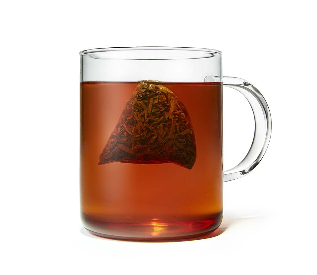 Bourbon Vanilla Black Tea, Full Leaf, in Pyramid Tea Bags
