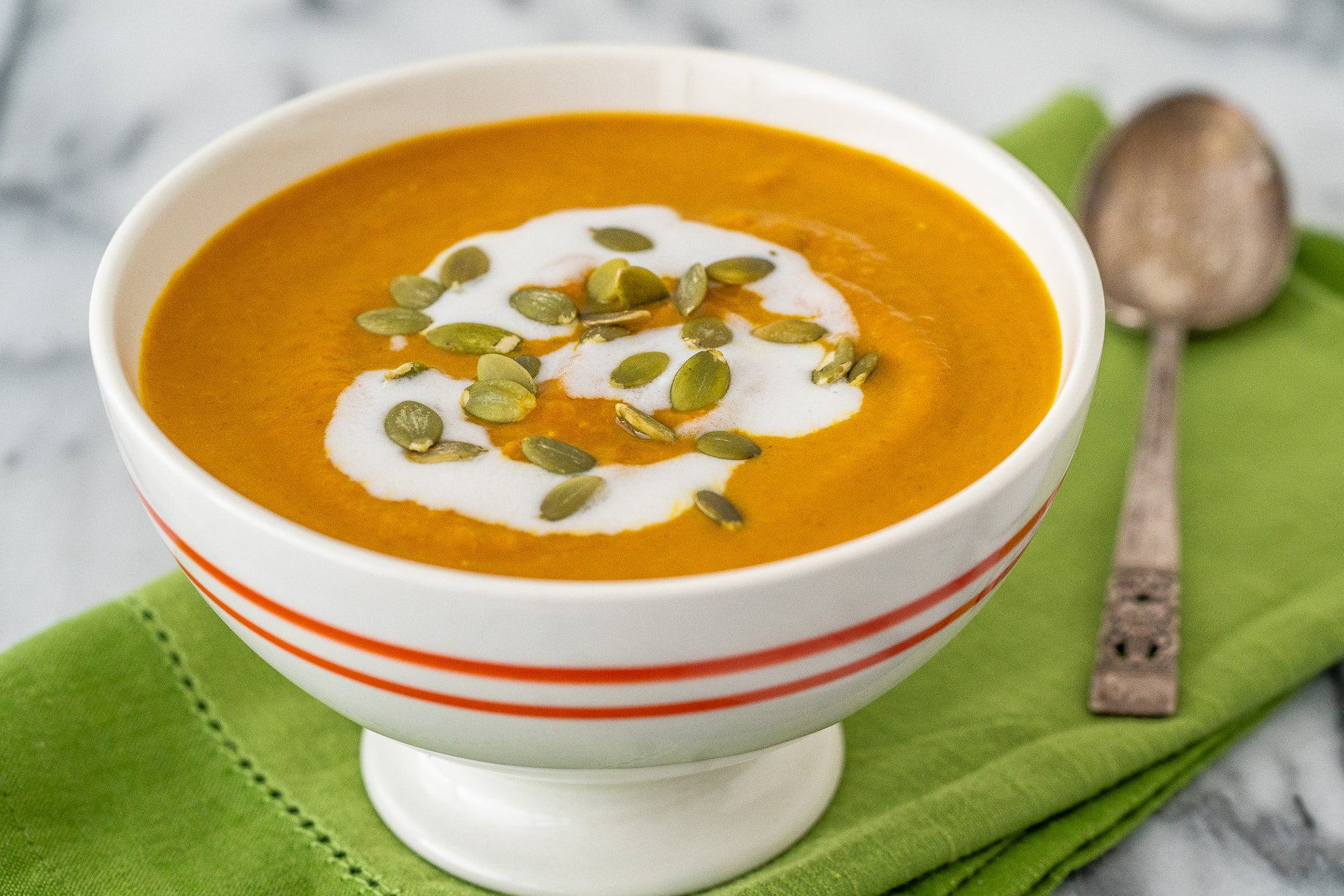 Turmeric and Ginger Curried Pumpkin Soup Video