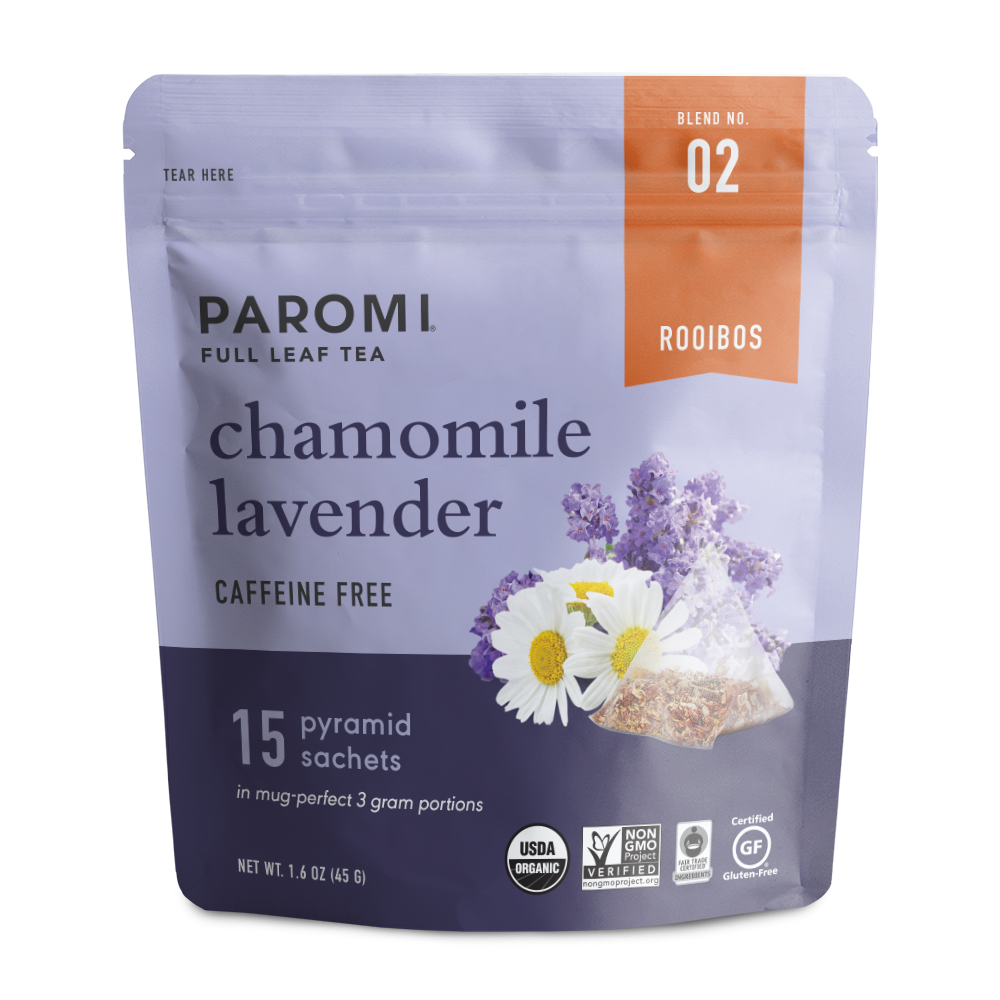 Translucent Rooibos Pouch Rescalable Pouch Tea Paromi Chamomile Lavender Rooibos Tea - 50 Count ...
