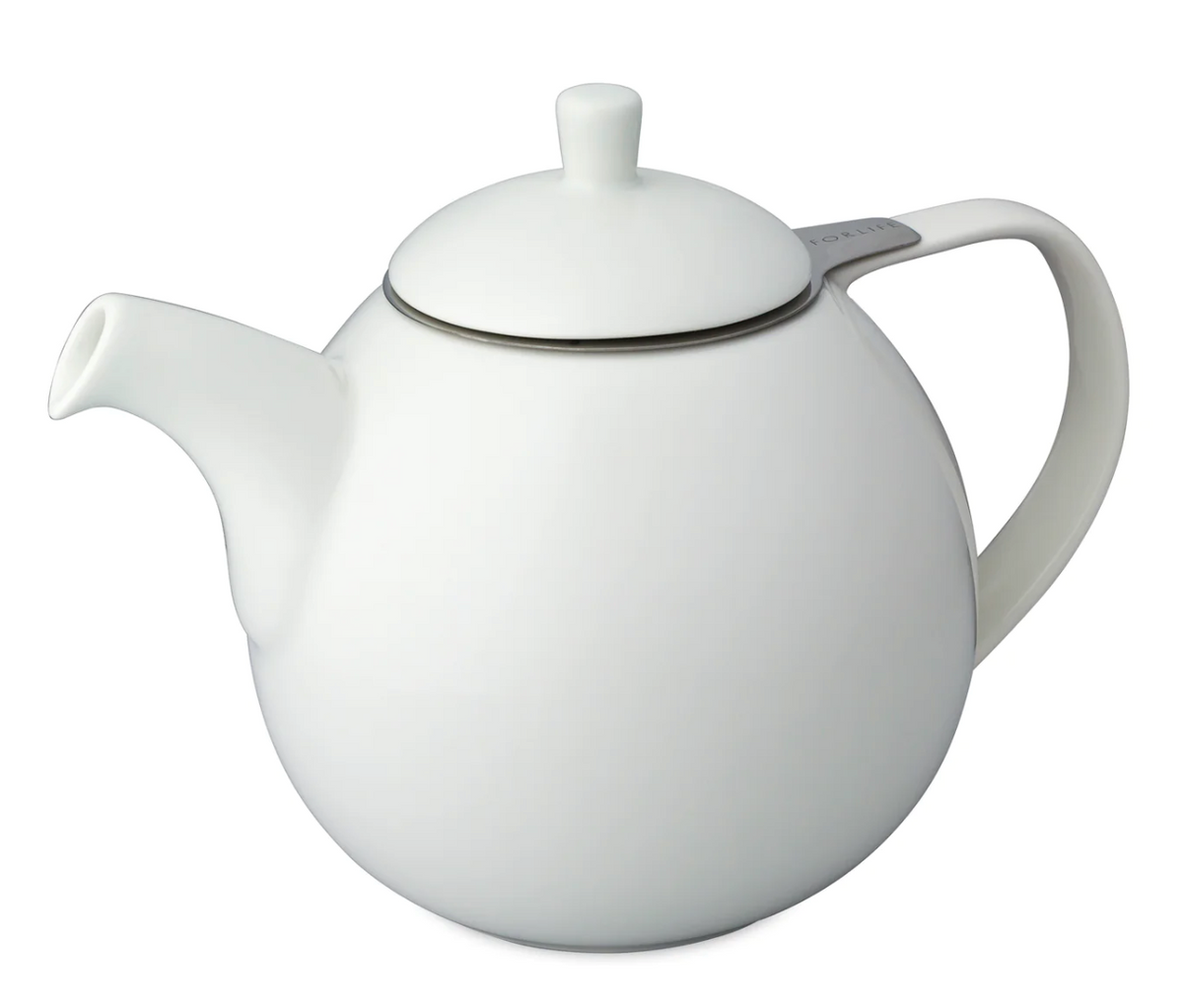 FORELIFE Curve Teapot with Infuser 45 oz.