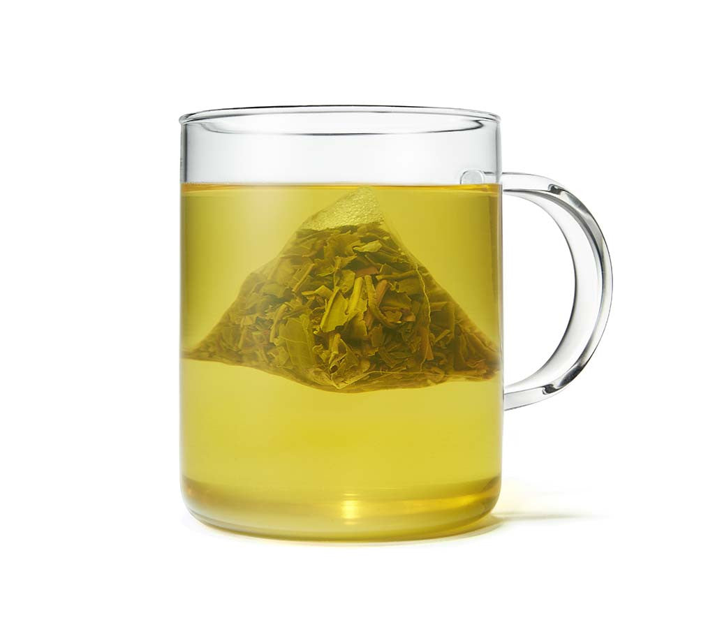 Organic Jasmine Green Tea, Full Leaf, in Pyramid Tea Bags