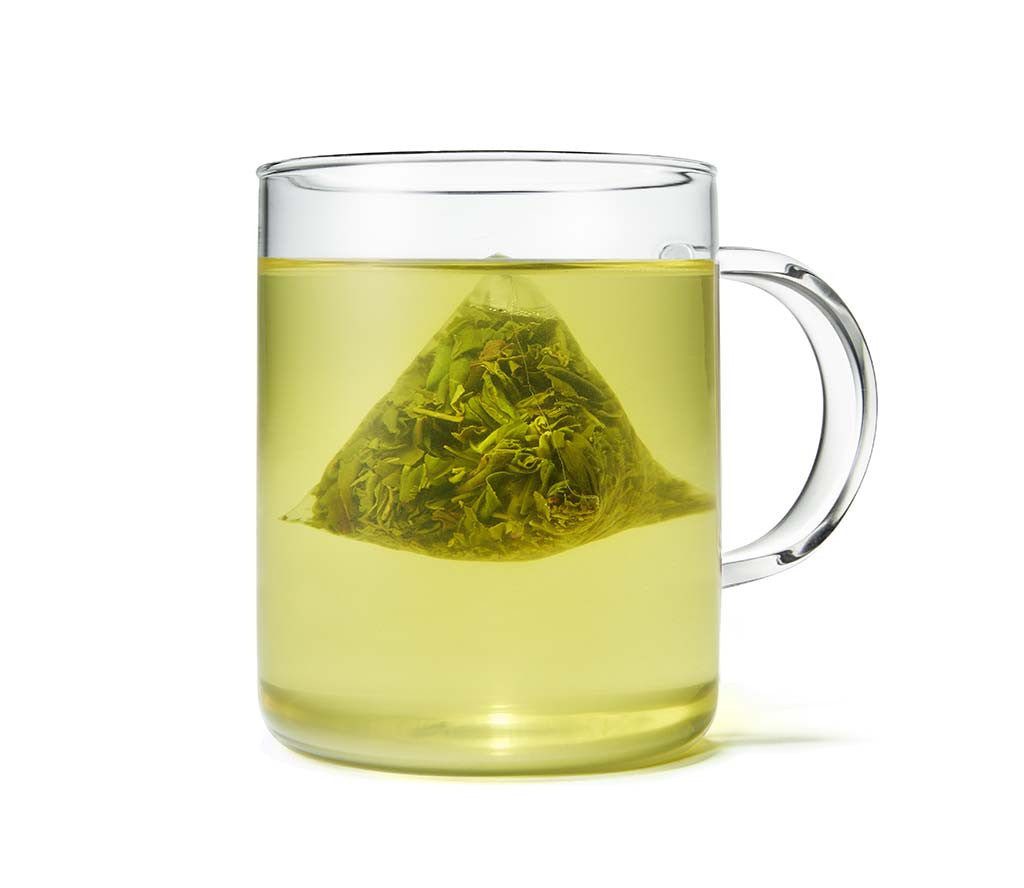 Organic Palace Green Tea, Full Leaf, in Pyramid Tea Bags